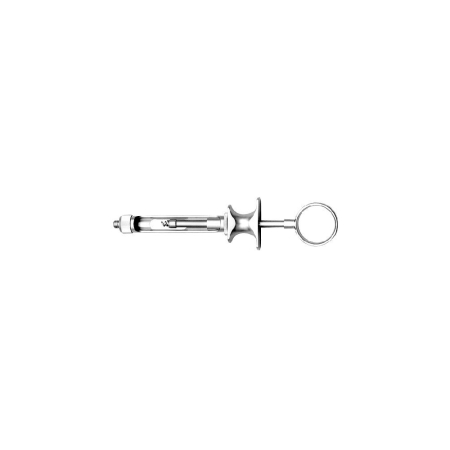 Syringe manual aspirating